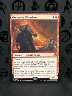 Generous Plunderer Regular - The Big Score MTG-NM - Image 1