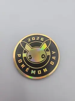 Pikachu 2026 Pokemon Day 30th Coin - Image 1