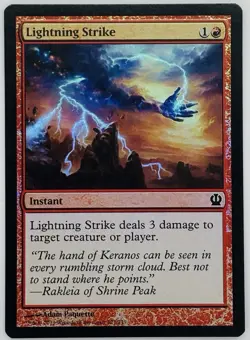 MTG Lightning Strike Theros Foil - Image 1