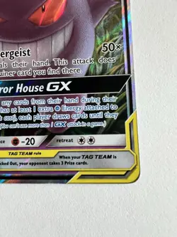 Pokemon TCG Gengar & Mimikyu GX Team Up Holo Ultra Rare Card 53/181 NM - Image 4