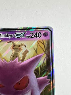 Pokemon TCG Gengar & Mimikyu GX Team Up Holo Ultra Rare Card 53/181 NM - Image 5