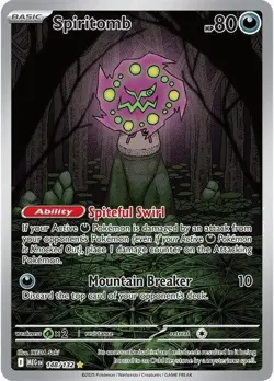 Spiritomb 148/132 ME01: Mega Evolution Pokemon Card NM - Image 1