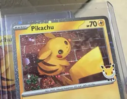 Pikachu 51/162 2026 Pokemon Day Stamped Cosmos Holo Promo Lot of 15-Swirls - Image 4
