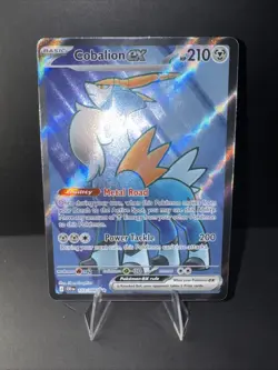 Cobalion ex 103/86 Full Art Double Ultra Rare Pokemon Chaos Rising ME04 NM - Image 2