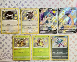 Pokemon TCG - Baby Shiny & Full Art Lot - 7 Cards - Hidden Fates set - Image 1
