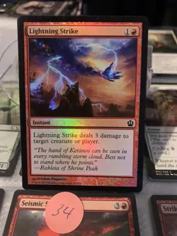 MTG FOIL Lightning Strike -Theros - Image 1