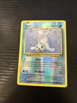 Seel 28/108 Evolutions Reverse Holo Pokemon TCG 80 HP Common English - Image 1