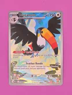 Toucannon 094/084 Illustration Rare Pokemon TCG Pitch Black ME05 English NM IR - Image 1