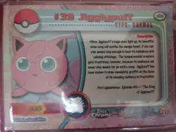 Jigglypuff 2000 Topps Chrome Pokemon #39 TV Animation Series 1 - Image 2