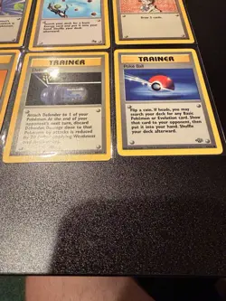 Vintage Pokemon Base Set Trainer Card Lot 12 WOTC - Image 4