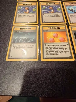 Vintage Pokemon Base Set Trainer Card Lot 12 WOTC - Image 5