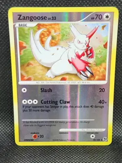 Pokemon Zangoose Great Encounters Reverse Holo 59/106 LP Condition - Image 1