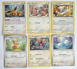 ~sowsow artist cute cards~ Pokemon TCG - 6 Card Lot normal type - Image 1