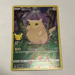 Pokemon Celebrations 25th Anniversary Pikachu 5/25 - Image 1