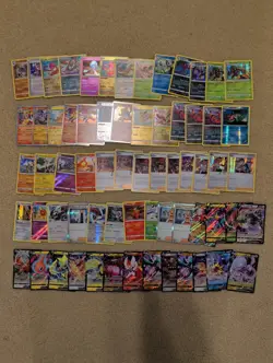 Lot Of 66 Pokemon Cards Holo Reverse Cosmos Shinies Etc, Some Dupes - Image 1