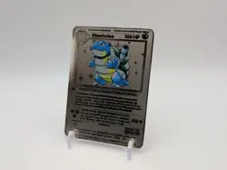 Pokemon Black Metal Venusaur & Silver Metal Blastoise Custom Card Set Of 2 - Image 4