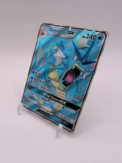 Pokemon Gyarados GX TCG Full Art Holo Card Crimson Invasion 101/111 - Image 2