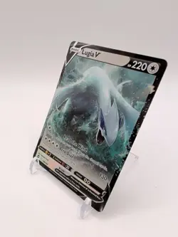 Lugia v 138/195 Silver Tempest Holo Ultra Rare Card NM/M Pokemon TCG - Image 2