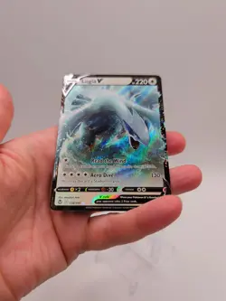 Lugia v 138/195 Silver Tempest Holo Ultra Rare Card NM/M Pokemon TCG - Image 3