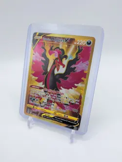 Pokemon TCG Galarian Moltres V Sword & Shield: Brilliant Stars 183/172 Holo Card - Image 5