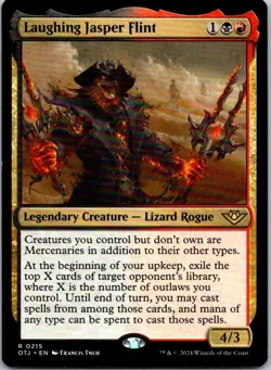 Magic the Gathering HP Laughing Jasper Flint Outlaws of Thunder Junction MTG - Image 1