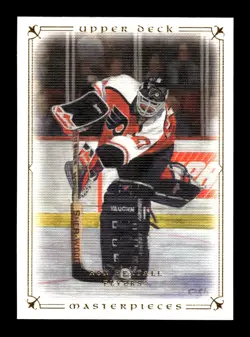 5-01-04 PWE . 2008-09 masterpieces upper deck #8 ron hextall (B) - Image 1