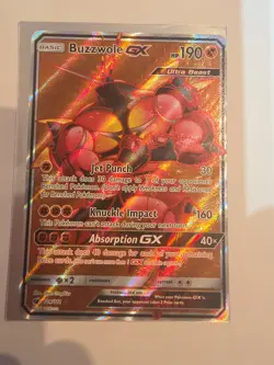 Buzzwole GX (Full Art) 104/111 Sm-Crimson Invasion Holo - Image 1
