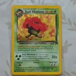 Wizards Pokemon TCG Dark Vileplume 13/82 Team Rocket Holo HP60 2000 - Image 1
