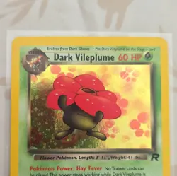 Wizards Pokemon TCG Dark Vileplume 13/82 Team Rocket Holo HP60 2000 - Image 5