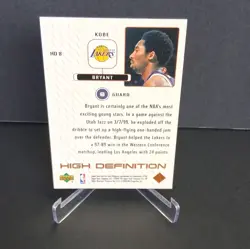 Upper Deck 2000 High Definition Insert Kobe Bryant Los Angeles Lakers #HD 8 - Image 2