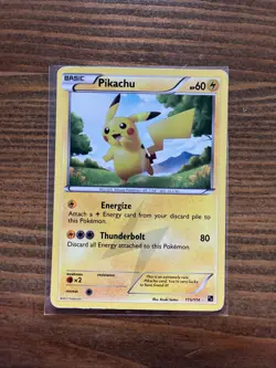 Pokemon TCG Pikachu Non Holo 115/114 Secret Rare Black&White (2011) - Image 1