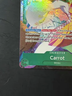 Carrot Alt Art Rare EB03-013 Extra Booster Heroines One Piece English MINT - Image 4