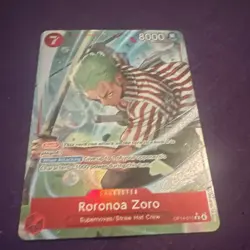 ONE PIECE Roronoa Zoro OP14-015 Alt Art Azure Sea’s Seven English Foil Card (B) - Image 1