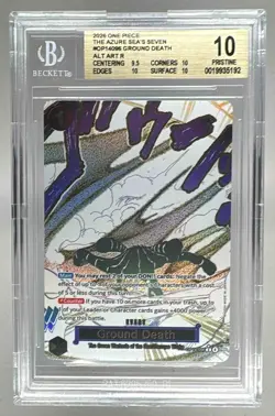 5192 Ground Death 2026 One Piece Azure Sea's Seven Rare Alt Art BGS 10 - Image 1