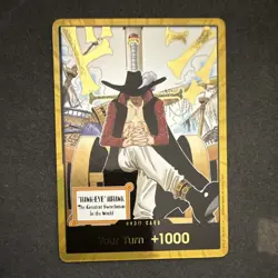 Bandai Hawk-Eye Mihawk Don!! Card Foil ENG One Piece Card Game 2023 - Image 1