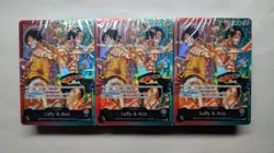 ONE PIECE TCG: (ST-30) Starter Deck EX: Luffy & Ace BRICK ONLY Sealed 3x - Image 1