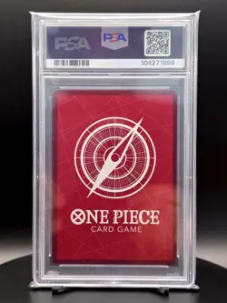 PSA 10 Shanks One Piece OP09-001 Emperors in the New World Alt Art Foil EN - Image 2