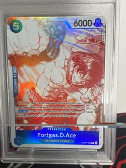 2025 ONE PIECE 3RD ANNIVERSARY! TREASURE CAMPAIGN PACK PORTGAS D. ACE PSA 9 - Image 3