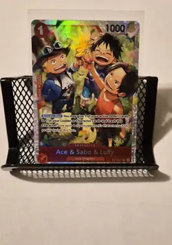 One Piece CCG Ace & Sabo & Luffy (Alternate Art) OP13-007 SR NM/M - Image 1