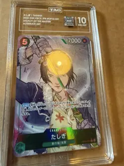 Tashigi TAG 10 OP12-031 Legacy of the Master Alt Art Foil JPN One Piece CCG - Image 1