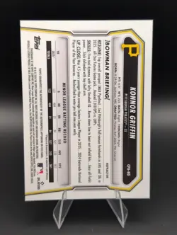 2026 Bowman Chrome Konnor Griffin Auto 264/499 Refractor Pirates - Image 2