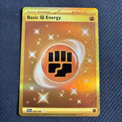 NM-Mint Basic Fighting Energy - 258/198 - Hyper Rare Pokemon Scarlet & Violet - - Image 1
