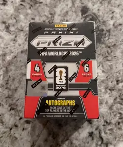 2026 Panini Prizm FIFA World Cup Red Blaster Box Factory Sealed - Image 1