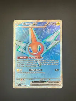 111/094 Rotom ex Ultra Rare Pokemon TCG: Phantasmal Flames Holo Near Mint/Mint - Image 1