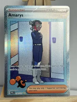 Amarys Prismatic Evolutions 170/131 Full Art, SIR, Pokemon TCG - Image 1