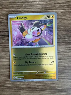 Pokemon TCG 030/086 Emolga chaos rising Reverse Holo Near Mint - Image 1