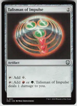 TALISMAN OF IMPULSE (RIPPLE FOIL) 311 COMMANDER: MODERN HORIZONS 3 FOIL LP - Image 1