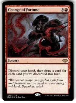 Change of Fortune Innistrad: Crimson Vow Regular MTG - Image 1