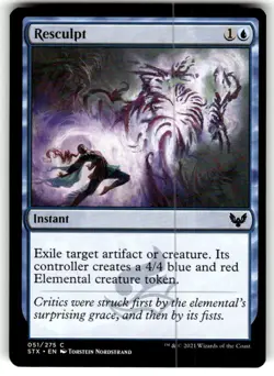 Resculpt Strixhaven: School of Mages Regular MTG NM - Image 1