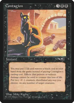 Contagion NonFoil Alliances 45 NM MTG - Image 1